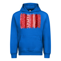 Cobalt valentine's day brushstroke Urban Hoodie - RanaPortraitStore