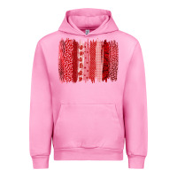 Fuchsia Pink valentine's day brushstroke Urban Hoodie - RanaPortraitStore