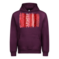 Mauve Wine valentine's day brushstroke Urban Hoodie - RanaPortraitStore