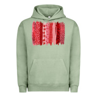 Pigment Oil Green valentine's day brushstroke Urban Hoodie - RanaPortraitStore