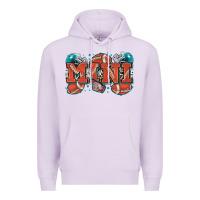 Lilac mini American football Premium Hoodie - Zillion Design Studio