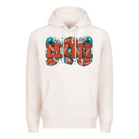 Pale Pink mini American football Premium Hoodie - Zillion Design Studio
