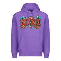 Purple mini American football Premium Hoodie - Zillion Design Studio