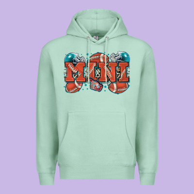 Mini American Football Premium Hoodie Designed By Zillion Design Studio