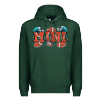 Sports Green mini American football Premium Hoodie - Zillion Design Studio