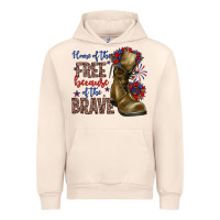 Sandshell home of the free because of the brave Urban Hoodie - Zillion Design Studio