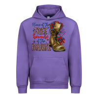 Tulip home of the free because of the brave Urban Hoodie - Zillion Design Studio