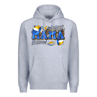 Heather Grey mama volleyball Premium Hoodie - Zillion Design Studio