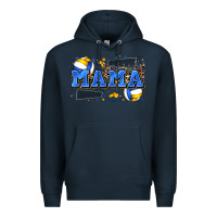 Navy mama volleyball Premium Hoodie - Zillion Design Studio