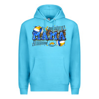 Ocean Blue mama volleyball Premium Hoodie - Zillion Design Studio