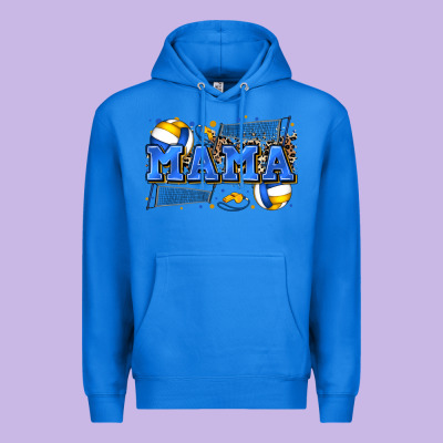 Mama Volleyball Premium Hoodie Designed By Zillion Design Studio