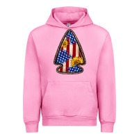 Fuchsia Pink American flag sunflower arrowhead Urban Hoodie - Zillion Design Studio