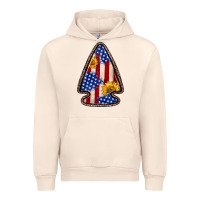 Sandshell American flag sunflower arrowhead Urban Hoodie - Zillion Design Studio