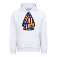 White American flag sunflower arrowhead Urban Hoodie - Zillion Design Studio