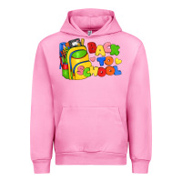 Fuchsia Pink back to school with school bag Urban Hoodie - texasbilliewilder