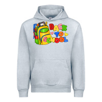 Heather Grey back to school with school bag Urban Hoodie - texasbilliewilder