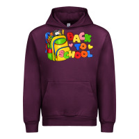Mauve Wine back to school with school bag Urban Hoodie - texasbilliewilder