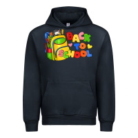 Navy back to school with school bag Urban Hoodie - texasbilliewilder