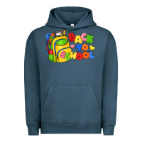Pigment Midnight Navy back to school with school bag Urban Hoodie - texasbilliewilder