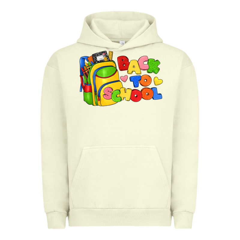 Back To School With School Bag Urban Hoodie by texasbilliewilder | Teevron