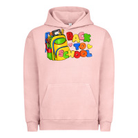 Pigment Salmon back to school with school bag Urban Hoodie - texasbilliewilder