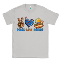 Moon Dust Peace Love Hotdog Classic Tee - BundleAndBundleShop