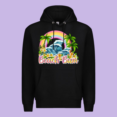 Beach Bum Premium Hoodie Designed By Texasbilliewilder
