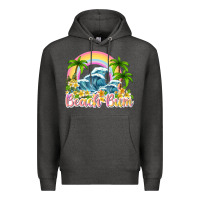 Charcoal Heather beach bum Premium Hoodie - texasbilliewilder