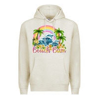 Oatmeal Heather beach bum Premium Hoodie - texasbilliewilder