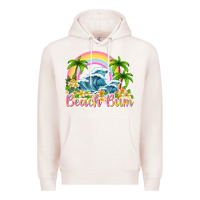 Pale Pink beach bum Premium Hoodie - texasbilliewilder