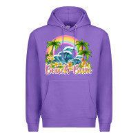 Purple beach bum Premium Hoodie - texasbilliewilder