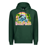 Sports Green beach bum Premium Hoodie - texasbilliewilder