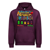 Mauve Wine battery life of a bus driver Urban Hoodie - texasbilliewilder