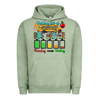 Pigment Oil Green battery life of a bus driver Urban Hoodie - texasbilliewilder