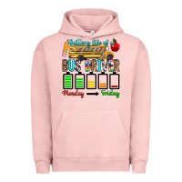 Pigment Salmon battery life of a bus driver Urban Hoodie - texasbilliewilder
