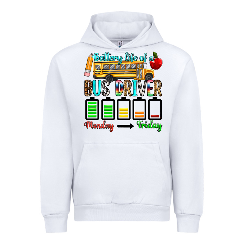 Battery Life Of A Bus Driver Urban Hoodie by texasbilliewilder | Teevron