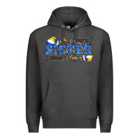 Charcoal Heather sister volleyball Premium Hoodie - Zillion Design Studio