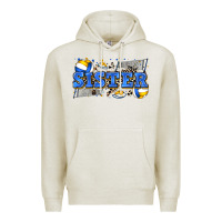 Oatmeal Heather sister volleyball Premium Hoodie - Zillion Design Studio