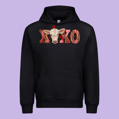 Xoxo Charolais Calf Urban Hoodie Designed By Ranaportraitstore