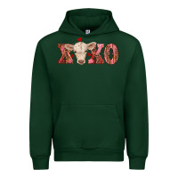 Forest Green xoxo charolais calf Urban Hoodie - RanaPortraitStore