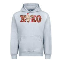 Heather Grey xoxo charolais calf Urban Hoodie - RanaPortraitStore
