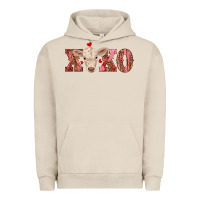 Pigment French Oak xoxo charolais calf Urban Hoodie - RanaPortraitStore