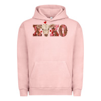 Pigment Salmon xoxo charolais calf Urban Hoodie - RanaPortraitStore