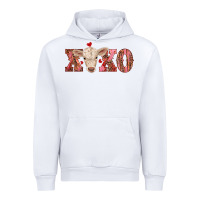 White xoxo charolais calf Urban Hoodie - RanaPortraitStore