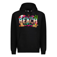Black beach vibes Premium Hoodie - texasbilliewilder