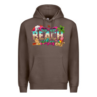 Coffee beach vibes Premium Hoodie - texasbilliewilder