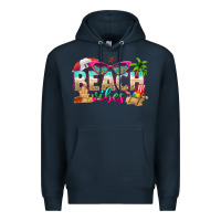 Navy beach vibes Premium Hoodie - texasbilliewilder