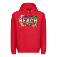 Red beach vibes Premium Hoodie - texasbilliewilder