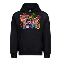 Black texas summer Urban Hoodie - Zillion Design Studio
