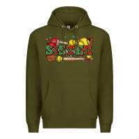 Army Green sister softball Premium Hoodie - Zillion Design Studio